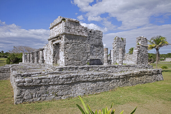 Maya Temple at Tulum, Yucatan, Mexico Picture Board by Arterra 