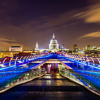Buy canvas prints of A View of St Pauls Across the River Thames by Jordan Sapey