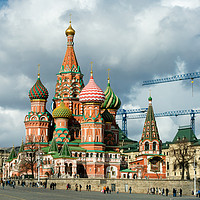 Buy canvas prints of St. Basil's Cathedral by Valerii Soloviov