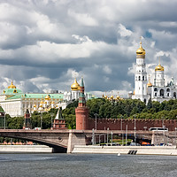 Buy canvas prints of Panorama of Moscow Kremlin. by Valerii Soloviov