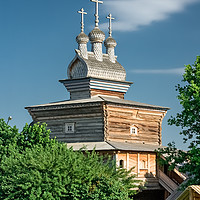 Buy canvas prints of The old wooden Church. by Valerii Soloviov