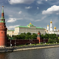 Buy canvas prints of Panorama of Moscow Kremlin by Valerii Soloviov