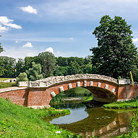 Buy canvas prints of The bridge over the Creek. by Valerii Soloviov