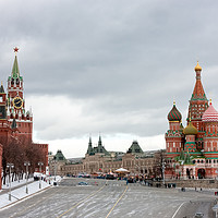 Buy canvas prints of Spasskaya tower of the Kremlin. by Valerii Soloviov