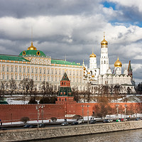 Buy canvas prints of Panorama Of Moscow Kremlin. by Valerii Soloviov