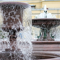 Buy canvas prints of Fountain. by Valerii Soloviov