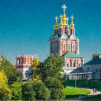 Buy canvas prints of The monastery. by Valerii Soloviov
