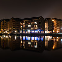 Buy canvas prints of Docks By Night by Ben Kirby