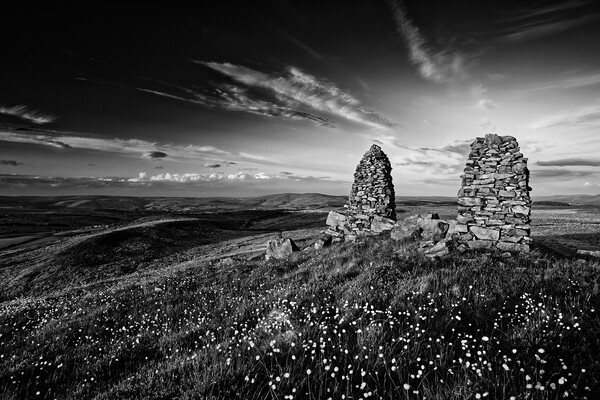 "Ethereal Pinnacles: A Serene Yorkshire Landscape" Picture Board by Jim Round
