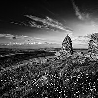 Buy canvas prints of "Ethereal Pinnacles: A Serene Yorkshire Landscape" by Jim Round