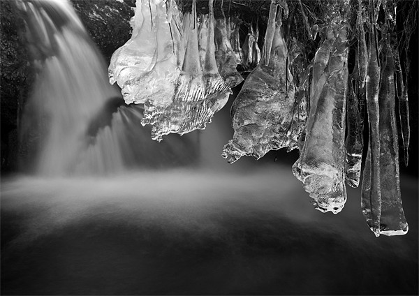 Ice Pendulums, Yorkshire Dales. Picture Board by Jim Round