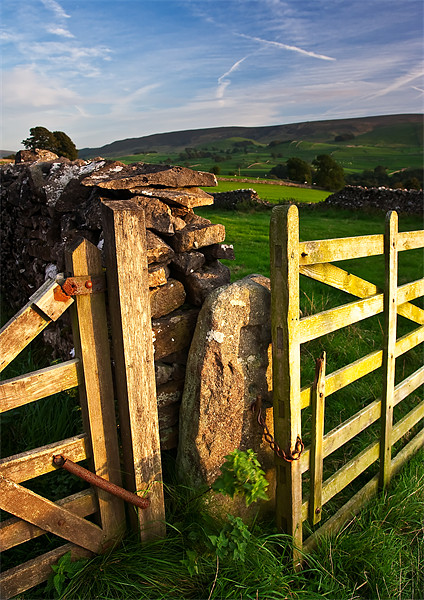 A Rustic Yorkshire Dusk Picture Board by Jim Round