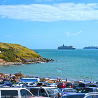 Buy canvas prints of Viewing the ships by Philip Gough