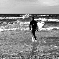 Buy canvas prints of Surfer by Philip Gough