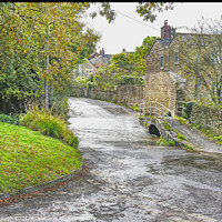 Buy canvas prints of Beaminster Ford Across Road by Philip Gough