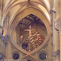 Buy canvas prints of A CLOSE VIEW OF CATHEDRAL INTERIOR by Philip Gough