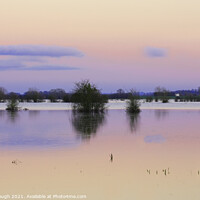 Buy canvas prints of Floods On The Somerset Levels by Philip Gough