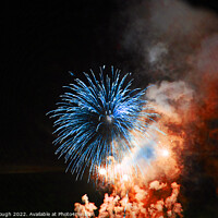 Buy canvas prints of West Bay Fireworks by Philip Gough