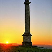 Buy canvas prints of Monument at Sunset by Philip Gough