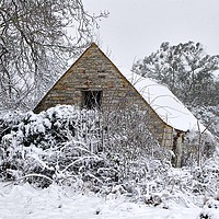 Buy canvas prints of Winter view in Somerset by Philip Gough