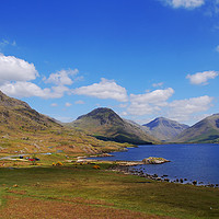 Buy canvas prints of Wast Water lake in The Lake District by Philip Gough