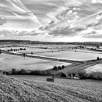 Buy canvas prints of Floods On The Somerset Levels by Philip Gough