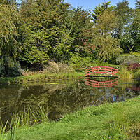 Buy canvas prints of Bridge over Pond by Philip Gough