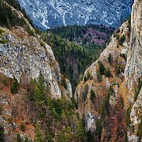 Buy canvas prints of Canyon and mountain range by Ragnar Lothbrok