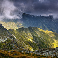 Buy canvas prints of Alpine landscape in a cloudy day by Ragnar Lothbrok