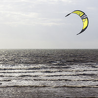 Buy canvas prints of Kiteboarding at Cleveleys by Joseph Clemson