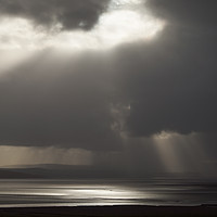 Buy canvas prints of Dramatic storm cloud over Arnside by Joseph Clemson