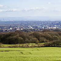 Buy canvas prints of Bolton skyline panorama by Joseph Clemson