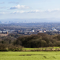 Buy canvas prints of Bolton and Greater Manchester panorama by Joseph Clemson