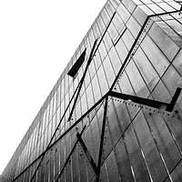 Buy canvas prints of Strong lines on the Jewish Museum in Berlin by Jonathon Cuff
