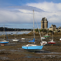 Buy canvas prints of The Solidor Tower Saint Malo Brittany by michael Bryan