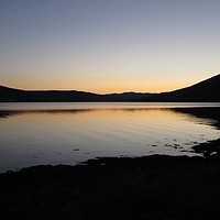 Buy canvas prints of Loch Striven, Argyll: sunset by William McCaffrey 