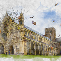 Buy canvas prints of Autumn Abbey  by George Cairns