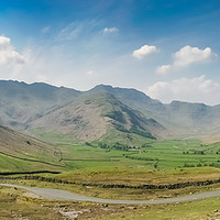 Buy canvas prints of Lake District Panorama by George Cairns