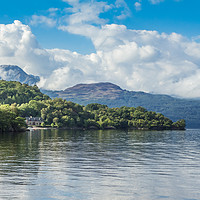 Buy canvas prints of The hills of Loch Lomond by George Cairns