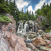 Buy canvas prints of Canadian Waterfall by George Cairns