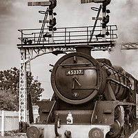 Buy canvas prints of Full Steam Ahead by George Cairns