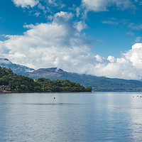 Buy canvas prints of Bonny Banks of Loch Lomond  by George Cairns