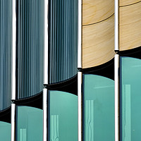 Buy canvas prints of Abstract Building Melbourne by Janette Hill