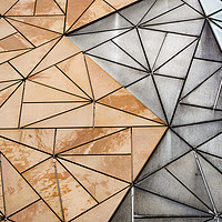 Buy canvas prints of Triangles by Janette Hill