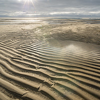 Buy canvas prints of Sand patterns by Janette Hill