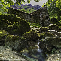 Buy canvas prints of Rustic Charm of an Old Watermill by John Carson