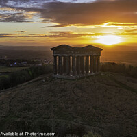 Buy canvas prints of  Penshaw Monument at Dusk by John Carson