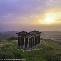 Buy canvas prints of Sunrise over Penshaw Monument by John Carson