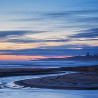 Buy canvas prints of Embrace the Serenity of Northumberlands Coastal Su by John Carson