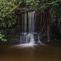 Buy canvas prints of Discover the Enchanting Routin Linn Waterfall by John Carson